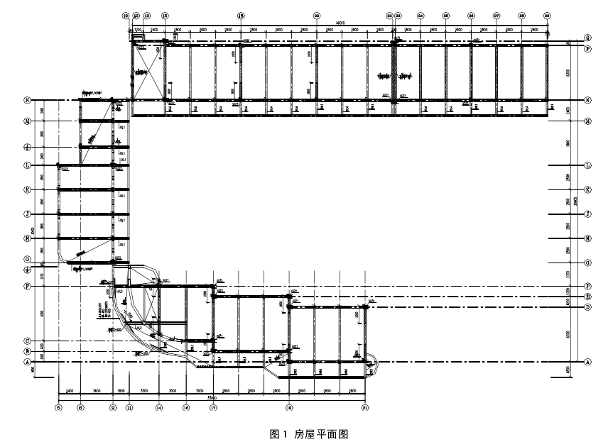 图1房屋平面图